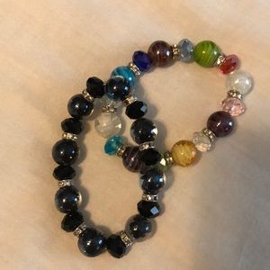 Morano glass bracelets